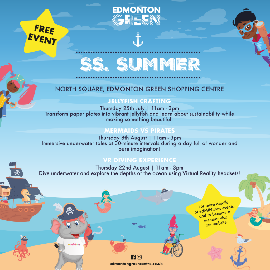 Summer series of events at Edmonton Green Shopping Centre Enfield